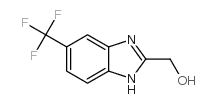 2-(hydroxymethyl)-5-trifluoromethyl-1H-benzoimidazole structure