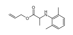 allyl N-(2,6-dimethylphenyl)alaninate Structure