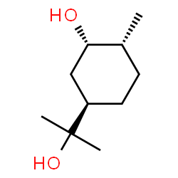 ()-(1α,3β,4β)-3-hydroxy-α,α,4-trimethylcyclohexanemethanol结构式