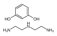 N'-(2-aminoethyl)ethane-1,2-diamine,benzene-1,3-diol Structure