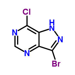 3-Bromo-7-chloro-1H-pyrazolo[4,3-d]pyrimidine Structure
