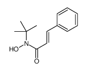 N-tert-butyl-N-hydroxy-3-phenylprop-2-enamide结构式