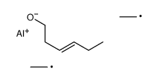 (E)-diethyl(hex-3-en-1-olato)aluminium结构式