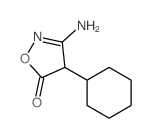 3-amino-4-cyclohexyl-4H-oxazol-5-one结构式