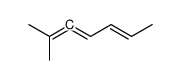 2-methyl-2,3,5-heptatriene Structure