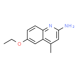 2-Quinolinamine,6-ethoxy-4-methyl-(9CI) structure