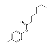 4-methylphenyl heptanoate structure