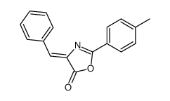 (4Z)-2-(4-methylphenyl)-4-(phenylmethylidene)-1,3-oxazol-5(4H)-one结构式