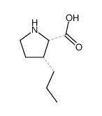 D-Proline, 3-propyl-, (3S)-rel- (9CI) Structure
