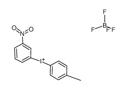 p-Tolyl-m-nitrophenyliodonium Fluoroborate结构式