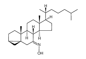 3α,5-cyclo-5α-cholestan-7-one oxime结构式