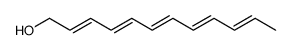 all-trans-2,4,6,8,10-dodecapentaen-1-ol Structure