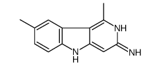 1,8-dimethyl-5H-pyrido[4,3-b]indol-3-amine Structure