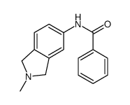 Benzamide, N-(2,3-dihydro-2-methyl-1H-isoindol-5-yl)- (9CI)结构式