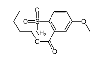 butyl 5-methoxy-2-sulfamoylbenzoate Structure