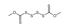 bis[methoxy(thiocarbonyl)]tetrasulfane结构式