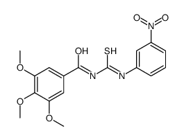 3,4,5-trimethoxy-N-[(3-nitrophenyl)carbamothioyl]benzamide结构式