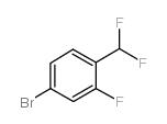 4-溴-1-(二氟甲基)-2-氟苯结构式