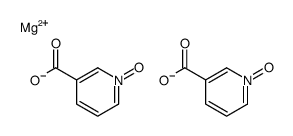 magnesium,1-oxidopyridin-1-ium-3-carboxylate Structure