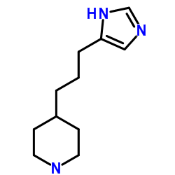 4-[3-(1H-IMIDAZOL-4-YL)-PROPYL]-PIPERIDINE structure