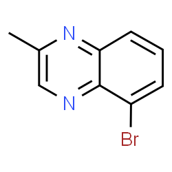 Quinoxaline, 5-bromo-2-methyl- Structure