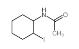 Acetamide,N-[(1R,2R)-2-iodocyclohexyl]-, rel- structure