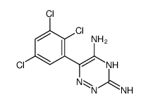 6-(2,3,5-trichlorophenyl)-1,2,4-triazine-3,5-diamine结构式
