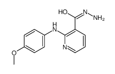 2-(4-methoxyanilino)pyridine-3-carbohydrazide结构式