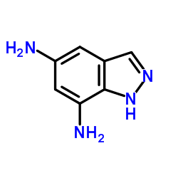 1H-Indazole-5,7-diamine Structure