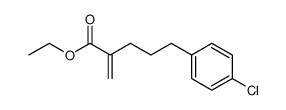 5-(4-chlorophenyl)-α-methylenevaleric acid ethyl ester Structure