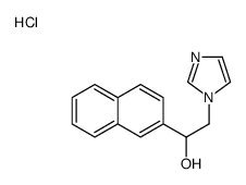 2-imidazol-1-yl-1-naphthalen-2-ylethanol,hydrochloride结构式