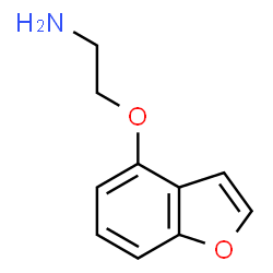 Ethanamine, 2-(4-benzofuranyloxy)- (9CI) structure