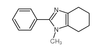 1-METHYL-2-PHENYL-4,5-TETRAMETHYLENEIMIDAZOLE structure