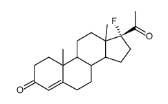 17α-Fluor-progesteron Structure