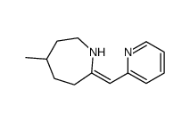 1H-Azepine,hexahydro-5-methyl-2-(2-pyridylmethylene)-(8CI) structure
