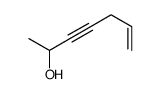 hept-6-en-3-yn-2-ol Structure