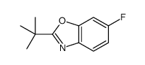 6-Fluoro-2-(2-methyl-2-propanyl)-1,3-benzoxazole Structure