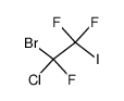 1-chloro-1-bromo-2-iodo-1,2,2-trifluoroethane Structure