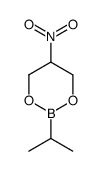 5-nitro-2-propan-2-yl-1,3,2-dioxaborinane结构式