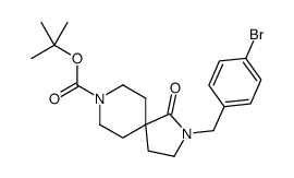 2,8-Diazaspiro[4.5]decane-8-carboxylic acid, 2-[(4-bromophenyl)methyl]-1-oxo-, 1,1-dimethylethyl est Structure