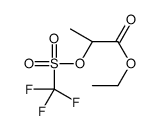 ETHYL (R)-2-(TRIFLUOROMETHYLSULFONYLOXY)PROPIONATE structure