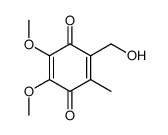 2-hydroxymethyl-5,6-dimethoxy-3-methyl-[1,4]benzoquinone Structure