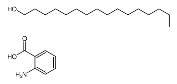 2-aminobenzoic acid,hexadecan-1-ol结构式
