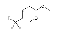 2-[(2,2-dimethoxyethyl)thio]-1,1,1-trifluoroethane结构式