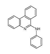 6-anilinophenanthridine结构式