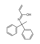 N-(1,1-diphenylethyl)prop-2-enamide结构式