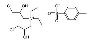 bis(3-chloro-2-hydroxypropyl)diethylammonium toluene-p-sulphonate结构式