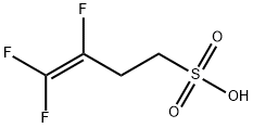 3,4,4-三氟丁-3-烯-1-磺酸结构式