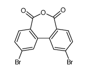 5,5'-dibromo-diphenic acid-anhydride结构式