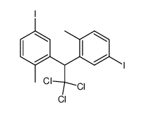 1,1,1-trichloro-2,2-bis-(5-iodo-2-methyl-phenyl)-ethane Structure